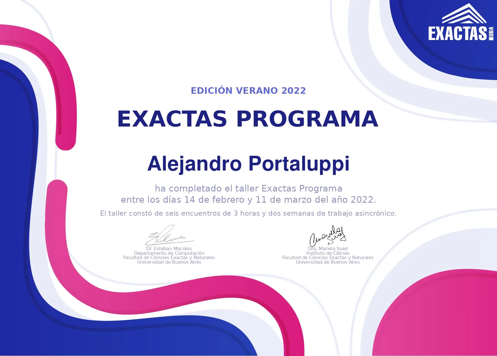 Certificado de Taller de Python